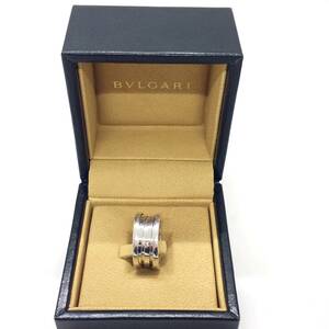 ◆◆【ブルガリ】 BVLGARI ブルガリ ビーゼロリング 3バンド 18金WG ホワイト ゴールド リング 9号 ＃49 ブランド oi ◆◆