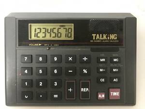 喋る 電卓　TALKING 計算機　MODEL 6636　数字読み上げ　動作OK！