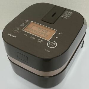 ☆☆1円スタート☆☆送料無料☆☆ 東芝 IHジャー炊飯器 2.5合炊き 備長炭かまど本羽釜 TOSHIBA RC-4ZPJ-T