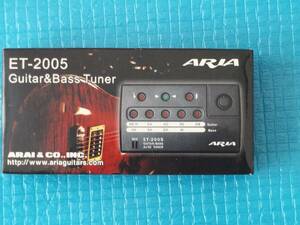ARIA ET-2005 Guitar&Bass Tuner「未使用・未開封」