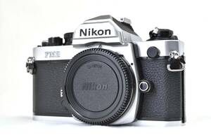 【美品】Nikon ニコン New FM2 シルバー 最後期型CEマーク入り　清掃・整備済・電池付きでそのまま使える状態良好品