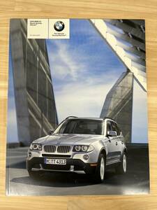 BMW X3 E83 2009yモデル 米国版 カタログ 64ページ サイズ : 約22.9cm x 約28.9cm xDrive30i