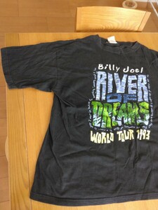 Billy Joel バンドTシャツ ヴィンテージ TOUR ブラック ビリージョエル　黒XL バックプリント　フェード1993年もの