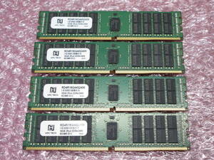 【合計64GB 16GB *4枚】HPC TECH 外し / A2ZEON / RD4R16G44S2400 / 2Rx4 DDR4-2400 16GB ECC Registered / Samsung チップ / No.T482