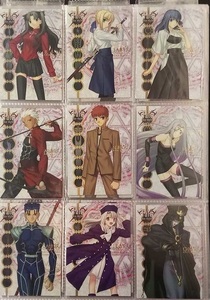 Fate/stay night FACT CARD SPECIAL CARD 初版 9枚 セット /TYPE-MOON/FGO/月姫/空の境界/武内崇/奈須きのこ/TYPE