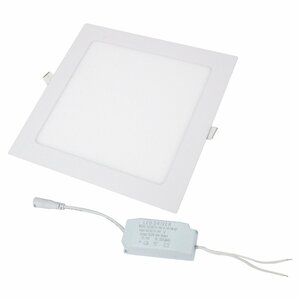 超薄型 LED パネル 18ｗ 12V/24V 6500K ルームランプ 照明 LED照明 薄型照明 天井 パネル照明 キャンピングカー 船 電気