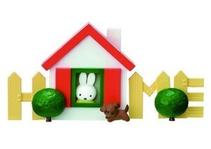 内袋未開封 リーメント◆miffy and friends collection of words　1.HOME　ミニチュア フィギュア 　ミッフィー