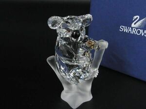 ■新品■未使用■ SWAROVSKI スワロフスキー コアラ クリスタル オブジェ 置物 インテリア クリア AU7784