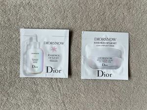 DIORSNOW ディオールスノー　薬用美容液・薬用クリーム　試供品