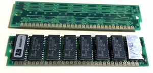  30pin SIMM 1MB 80ns ２枚セット 中古・完動品・日本製