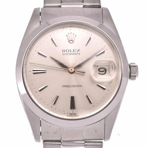 △ ロレックス ROLEX 6694 ヴィンテージ オイスター デイト プレシジョン シルバーダイヤル 手巻き メンズ H#125395