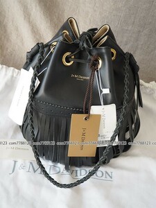 保管品１4万《J&M DAVIDSON》ロゴ カーニバルADAM ET ROPE購入 CARNIVAL レザー ショルダー ハンド J＆Mデヴィッドソン バッグ 巾着 訳アリ