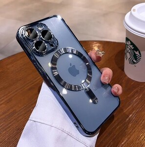 iPhone 14 ProMax ソフトtpu フルレンズ ケース クリアカバ 磁気 ワイヤレス充電 iPhone 14 Plus iPhone14Pro iPhone14