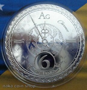 最新銀貨　超綺麗銀貨　2020 1 OZ TOKELAU CHRONOS .999 SILVER COIN BU　発行数わずか10000！