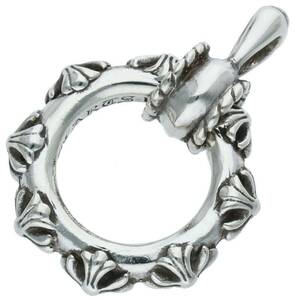 クロムハーツ Chrome Hearts EWLP CROSS BAND/モチーフアイウェアループ クロスバンドネックレストップ 中古 OM10