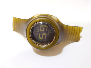 【 稼働中 / ジャンク 】 SEIKO ALBA W803-4000 Digital VOLCANO WATCH by Stefano Giovannoni セイコー アルバ デジタル 腕時計