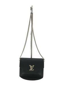 LOUIS VUITTON◆ショルダーバック/牛革/BLK/黒/無地/ショルダー付/M63471