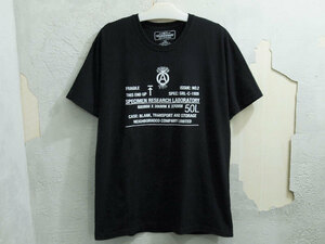 L サイズ NEIGHBORHOOD SRL / C-TEE SS Tシャツ ロゴ 黒 ブラック BLACK 19SS ネイバーフッド F