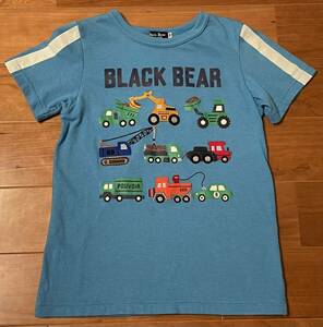 ★ブラックベア★半袖Ｔシャツ★130★ミキハウス★Black Bear★働く車
