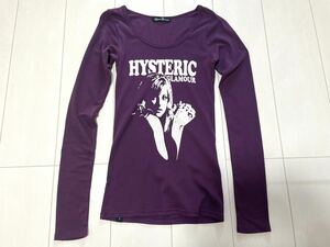 希少 HYSTERIC GLAMOUR ヒステリックグラマー ヒスガール　美品 ロンＴ カットソー　Ｔシャツ 名作　人気柄 NO.23040