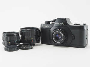 ★訳あり実用品★ ペンタックス PENTAX AUTO 110 ボディ 18mm / 24mm / 50mm トリプルレンズセット ★シャッターOK！#TA1937