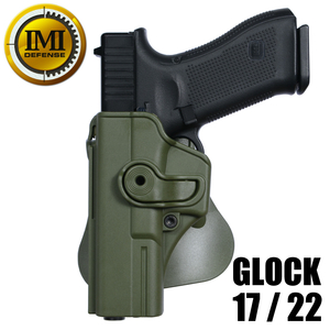 IMI Defense ホルスター Glock 17/22、18C フルサイズ用 Lv.2 [ 左用 / ODグリーン ]
