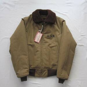 ☆新品 フリーホイーラーズ “USN GROUND CREW JACKET” (36) シビリアン / freewheelers / B-10 B-15　N-1　