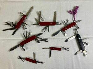 ◆FW34 マルチツール 7点まとめ VICTORINOX ビクトリノックス スイス製　キャンプ　アウトドア用品　ナイフ◆T