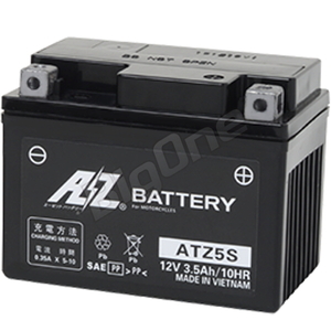 AZバッテリー 充電済 ウェーブ CLICK DREAM125 Fino グロム GROM MSX125 モンキー125 ソニック WAVE ATZ5S 互換 YTZ5S GTZ5S