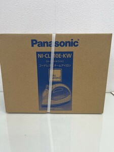 【未開封・保管品】Panasonic　パナソニック　コードレススチームアイロン　キーワードホワイト　NI-CL310E-KW　