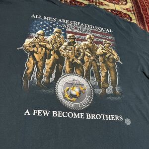 米軍 海兵隊 放出品 プリント Tシャツ サイズXL