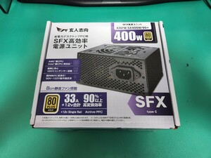 玄人志向 SFX電源 KRPW-SX400W/90+ 組み込みのみ ほぼ新品 