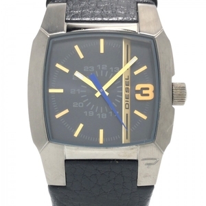 DIESEL(ディーゼル) 腕時計 - DZ-1682 メンズ 黒×ゴールド