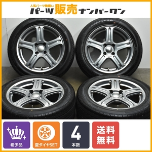 【TRD PARTS】TF1 15in 6.5JJ +28 PCD100 グッドイヤー GTエコステージ 195/55R15 カローラフィールダー アクア ヤリス ヴィッツ 即納可能