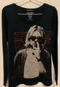 ★値下げ交渉あり★ヒステリックグラマー NIRVANA カートコバーン ロングTシャツ★L1385★美品★ KURT COBAIN ニルヴァーナ hysteric 名作