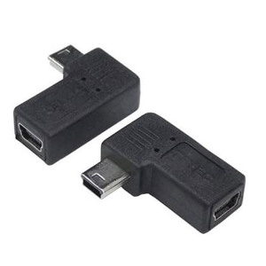 変換名人 USB2.0 L型変換プラグ USB mini 5pin 左L型（フル結線）USBM5-LLF/7961ｘ１個
