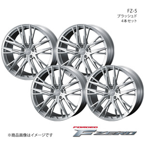 F ZERO/FZ-5 インプレッサWRX STI GDB 純正タイヤサイズ(225/40-18) ホイール4本【18×8.0J 5-114.3 INSET43 ブラッシュド】0040760×4