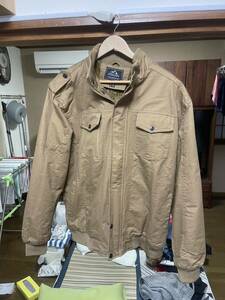 大きいサイズ　2XL ミリタリージャケット　裏ボア　ジップジャケット ブルゾン　防寒　作業服