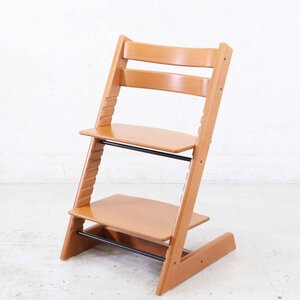 STOKKE ストッケ トリップトラップチェア チェリー【新型初期タイプ 穴なし】ベビーチェア キッズチェア★822h15