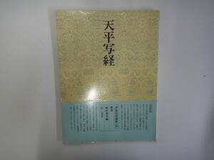 てY-２４　書道技法講座（３４）楷書　天平写経　植村和堂編　S５３