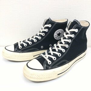 ●CONVERSE コンバース チャックテイラー オールスター70ハイ 復刻 三ツ星 キャンバス ハイカット スニーカー 26cm 黒 ブラック ALL STAR