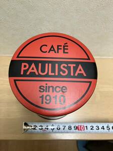コーヒー缶　ブラジルコーヒー缶　パウリスタ (Paulista) 