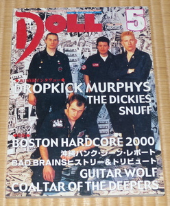 2000 5 No.153 DOLL｜ドール ☆ DROPKICK MURPHYS　THE DICKIES　ギターウルフ　THE STAR CLUB