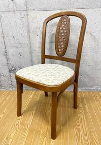 1 Karimoku カリモク ダイニングチェア チェア 木製フレーム 座面花柄 食卓椅子 イス いす シンプルなデザイン