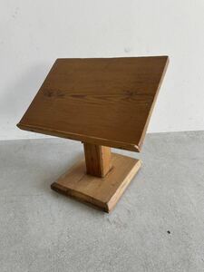 アンティーク ヴィンテージ 木製ブックスタンド 店舗什器 ブックスタンド