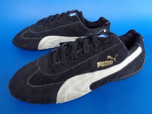 12696■PUMA SPARCO SPEEDCAT プーマ スパルコ スピード キャット 黒 スエード ドライビング シューズ 27 cm 417302-03 ドリフト