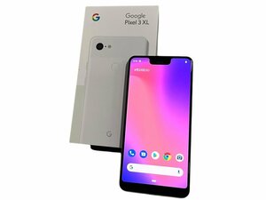 Google Pixel 3 XL 64GB Clearly White スマホ スマートフォン 携帯電話 本体 アンドロイド android グーグルピクセル 高性能 高品質