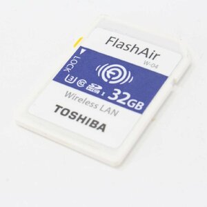 【中古】東芝 無線LAN搭載SDHCメモリカード 32GB Class10 UHS-1Flash Air SD-UWA032G