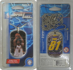 新品 即決 ＮＢＡ コービー 81得点記念 フォトネックレス レイカーズ