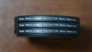[49mm] Kenko PRO1D NEO PROTECTOR 撥水加工保護フィルター 880円/枚 最後の1枚